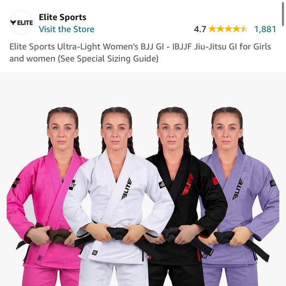 Elite Sports Women BJJ Gi - Picture 1 of 5